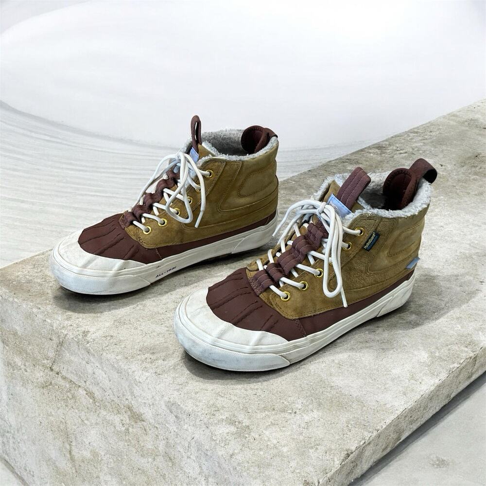 VANS Sk8-Hi Del Pato MTE-2 Utility/Duck Boots Men’s 7.5 -Women’s 9 Tan Suede